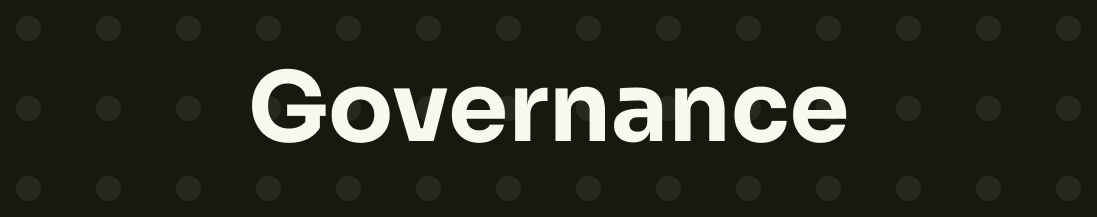 Governance banner